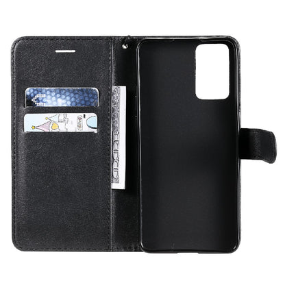 KT Leather Series-2 Anti-scratch Well Protected Pure Color Leather Phone Case for Oppo Reno6 5G