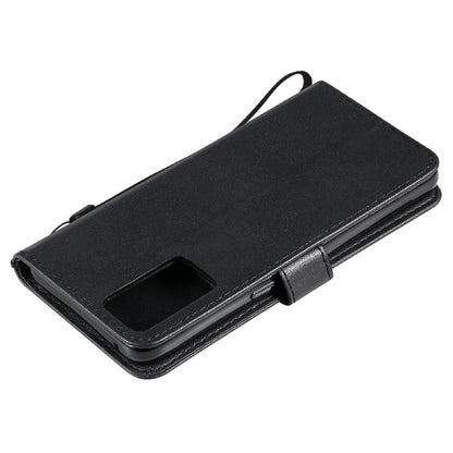 KT Leather Series-2 Anti-scratch Well Protected Pure Color Leather Phone Case for Oppo Reno6 5G