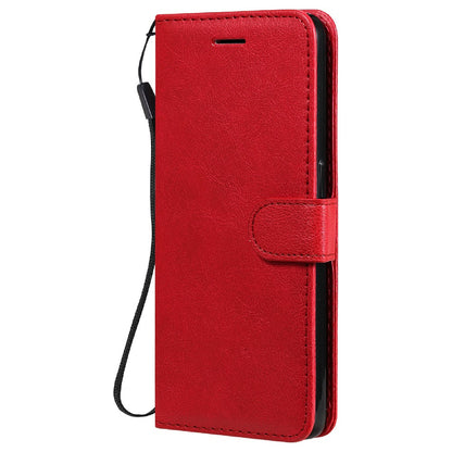 KT Leather Series-2 Anti-scratch Well Protected Pure Color Leather Phone Case for Oppo Reno6 5G