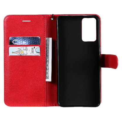 KT Leather Series-2 Anti-scratch Well Protected Pure Color Leather Phone Case for Oppo Reno6 5G