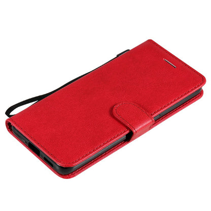 KT Leather Series-2 Anti-scratch Well Protected Pure Color Leather Phone Case for Oppo Reno6 5G