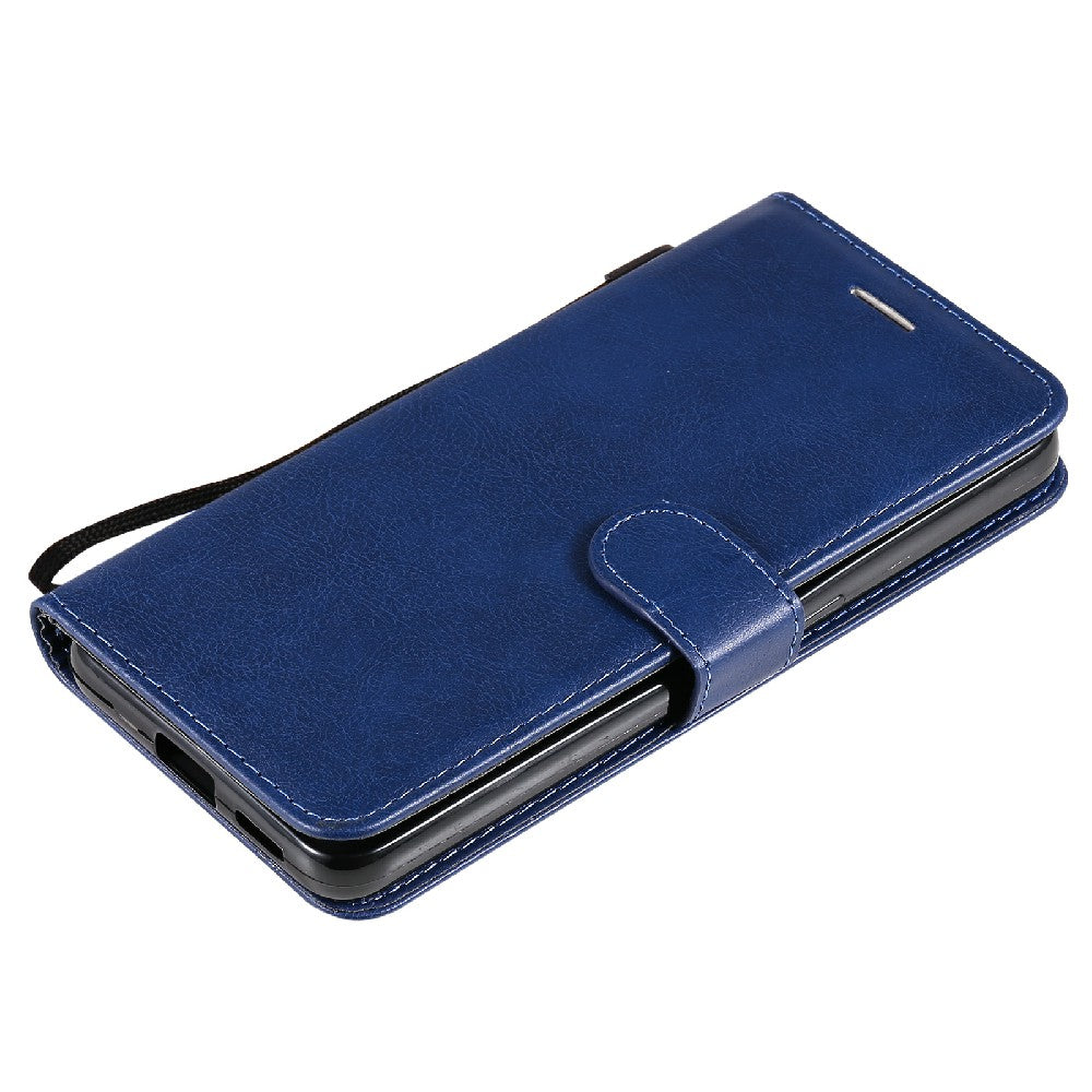 KT Leather Series-2 Anti-scratch Well Protected Pure Color Leather Phone Case for Oppo Reno6 5G