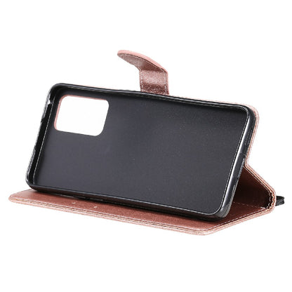 KT Leather Series-2 Anti-scratch Well Protected Pure Color Leather Phone Case for Oppo Reno6 5G