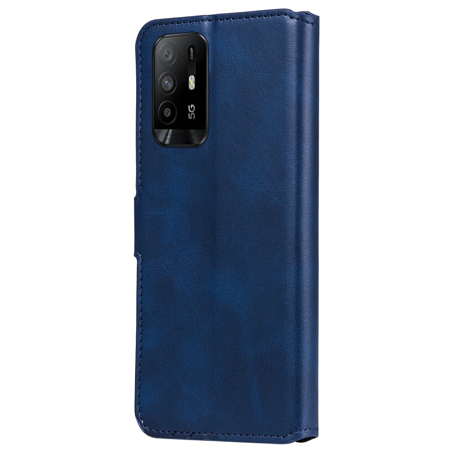 Flip Leather Phone Case with Wallet Stand for Oppo A95 5G/Oppo Reno5 Z 5G/F19 Pro+ 5G/A93 5G