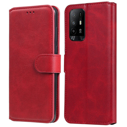 Flip Leather Phone Case with Wallet Stand for Oppo A95 5G/Oppo Reno5 Z 5G/F19 Pro+ 5G/A93 5G