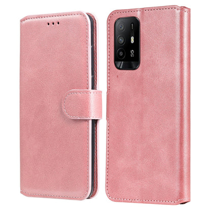 Flip Leather Phone Case with Wallet Stand for Oppo A95 5G/Oppo Reno5 Z 5G/F19 Pro+ 5G/A93 5G