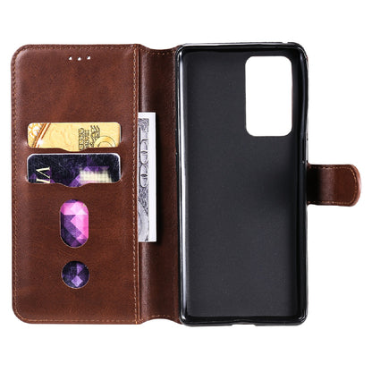 Shockproof PU Leather Wallet Stand Folio Flip Phone Cover for Oppo Reno6 Pro+ 5G/Pro 5G (Snapdragon)