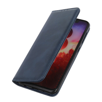 Full Protective Auto-absorbed Split Leather Wallet Phone Shell with Stand for Oppo A16/A16s/A54s