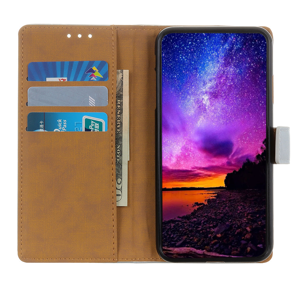 Full Protective Magnetic Clasp Design Leather Wallet Phone Case with Stand for Oppo A16/A16s/A54s