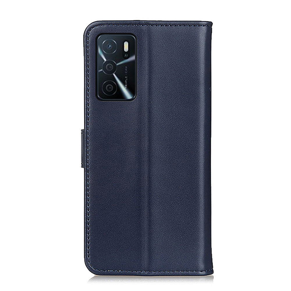 Full Protective Magnetic Clasp Design Leather Wallet Phone Case with Stand for Oppo A16/A16s/A54s