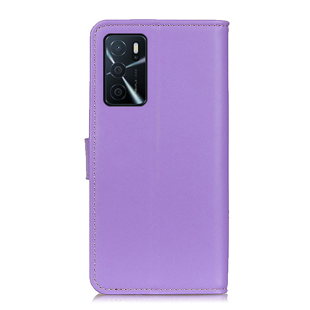 Full Protective Magnetic Clasp Design Leather Wallet Phone Case with Stand for Oppo A16/A16s/A54s