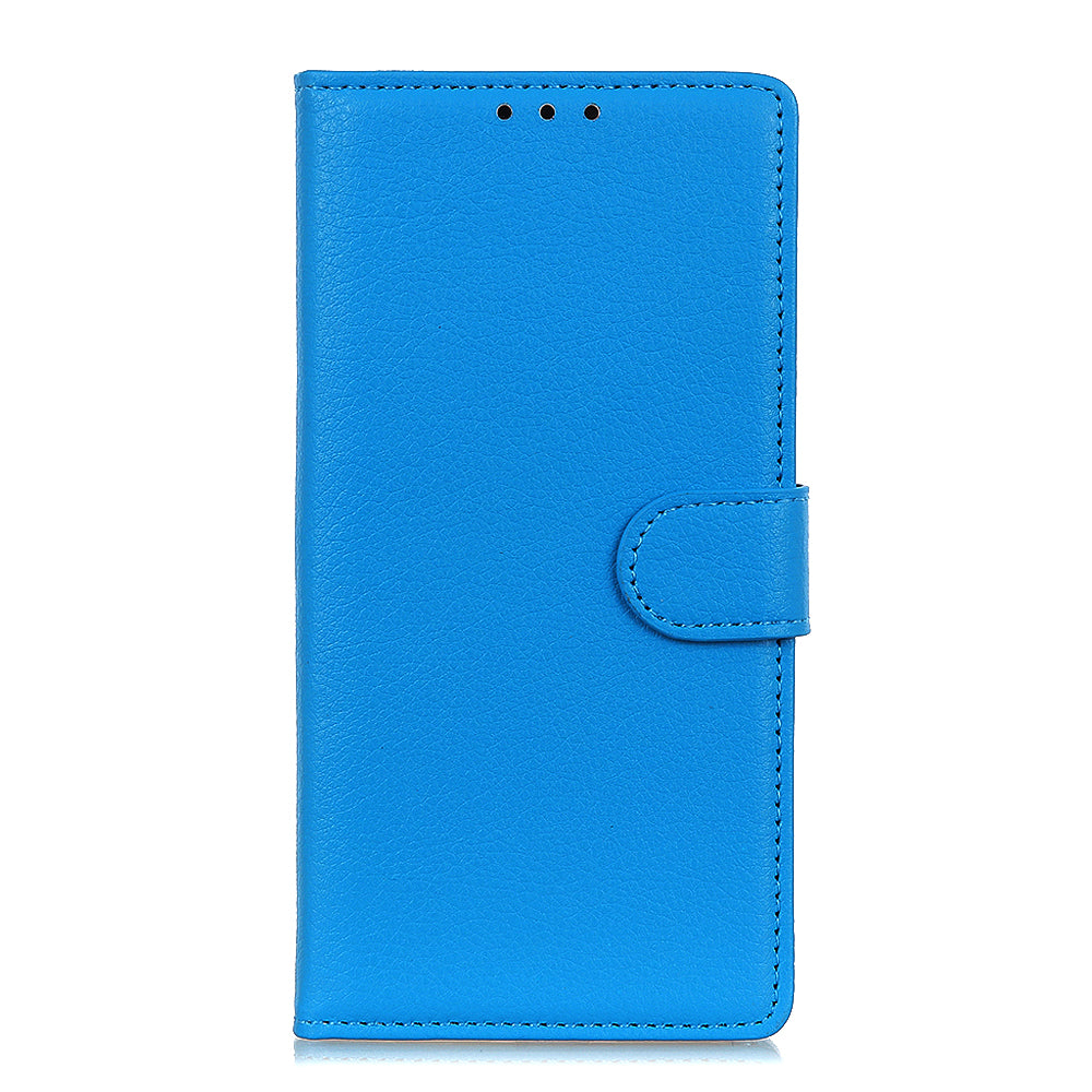 Litchi Texture PU Leather Phone Wallet Flip Case Cover for Oppo A16/A16s/A54s