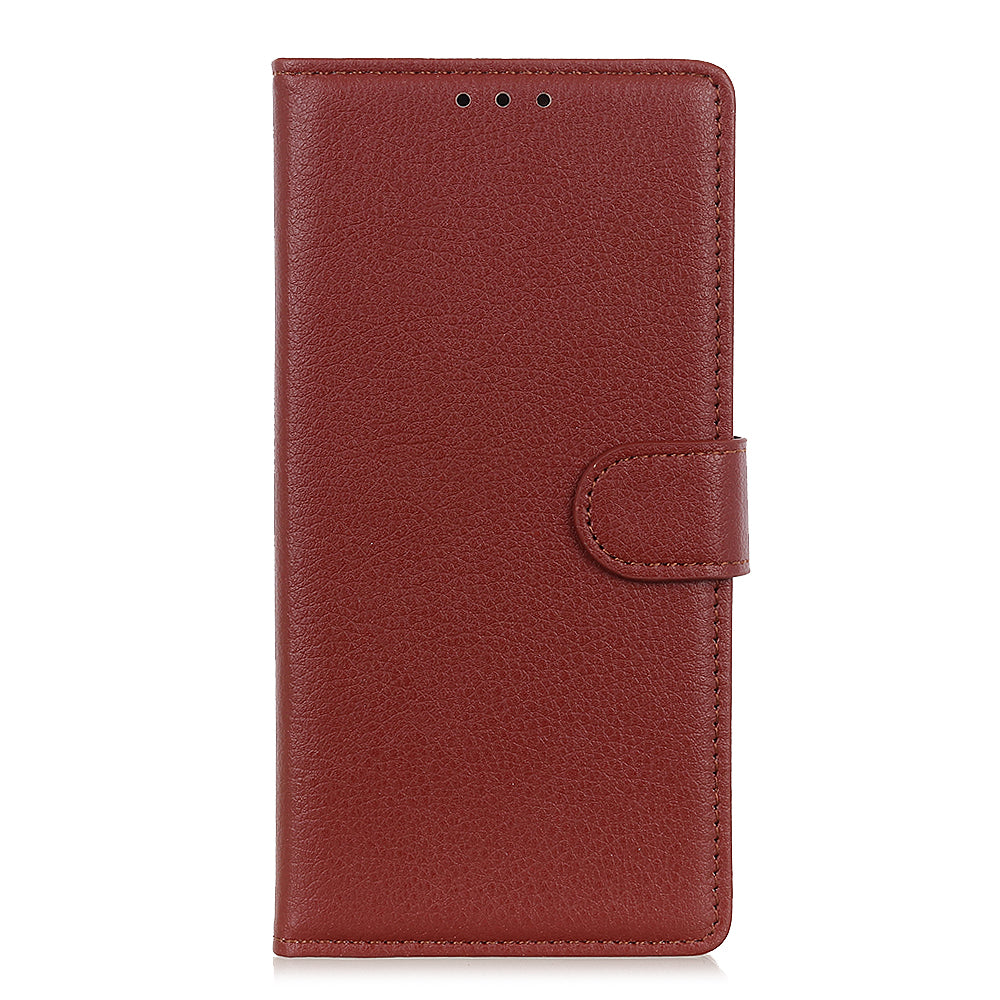 Litchi Texture PU Leather Phone Wallet Flip Case Cover for Oppo A16/A16s/A54s