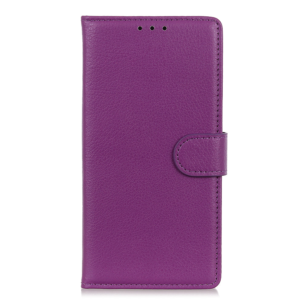 Litchi Texture PU Leather Phone Wallet Flip Case Cover for Oppo A16/A16s/A54s