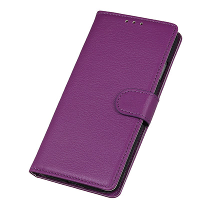 Litchi Texture PU Leather Phone Wallet Flip Case Cover for Oppo A16/A16s/A54s