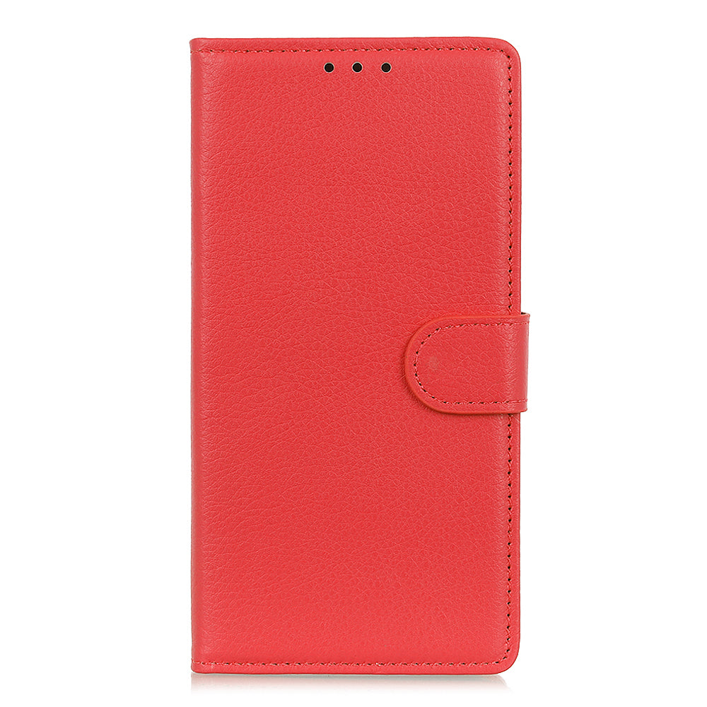 Litchi Texture PU Leather Phone Wallet Flip Case Cover for Oppo A16/A16s/A54s