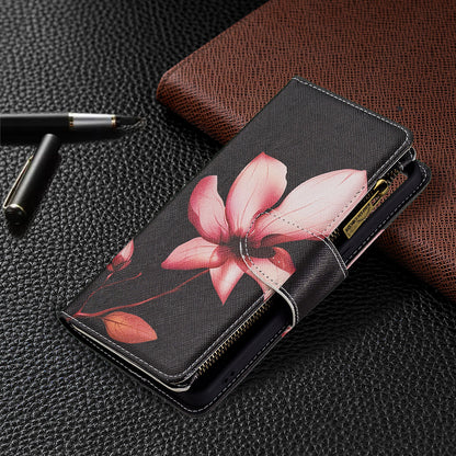 BF03 Zipper Wallet Design Leather Protective Phone Case with Stand for Oppo Reno6 5G