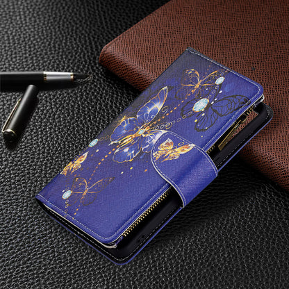 BF03 Zipper Wallet Design Leather Protective Phone Case with Stand for Oppo Reno6 5G