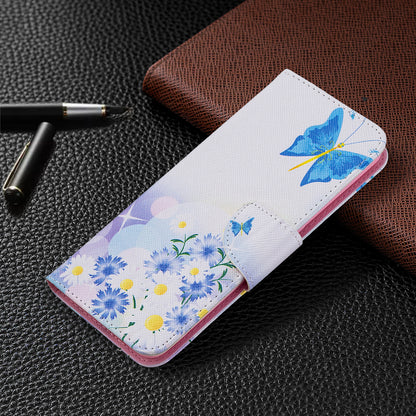 Magnetic Closure Wallet Pattern Printing Leather Stand Case for Oppo A94 5G/F19 Pro+ 5G/Reno5 Z 5G