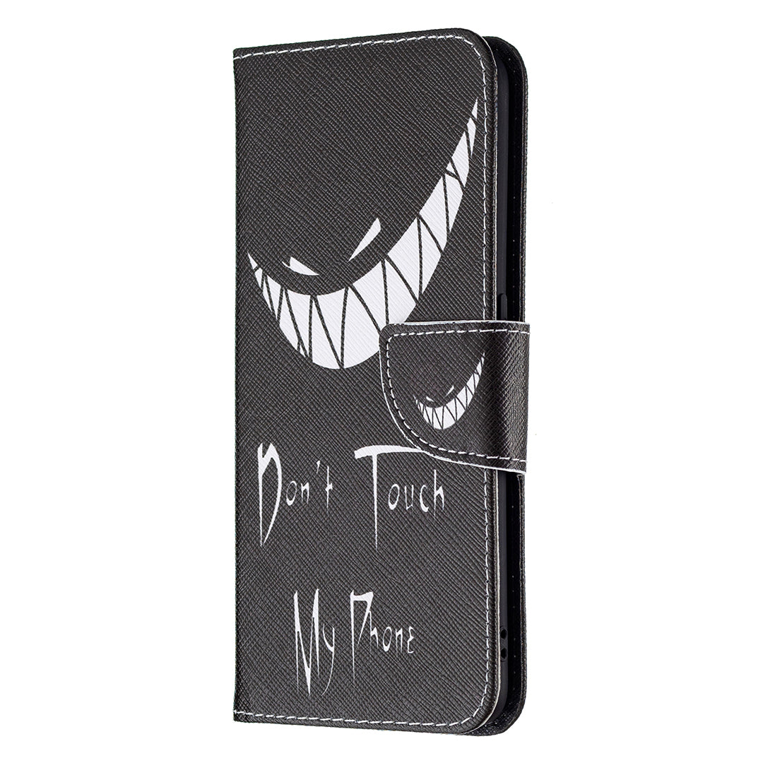 Magnetic Closure Wallet Pattern Printing Leather Stand Case for Oppo A94 5G/F19 Pro+ 5G/Reno5 Z 5G