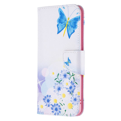 Pattern Printing Leather + Soft TPU Inner Case with Wallet Stand for Oppo A94/Reno5 F/F19 Pro