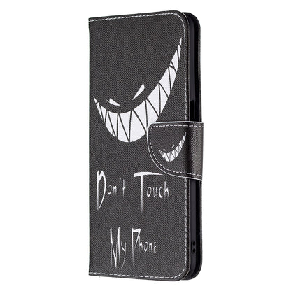 Pattern Printing Good Hand -Hold Feeling Leather Wallet Stand Case for Oppo A74 5G/A93 5G/A54 5G