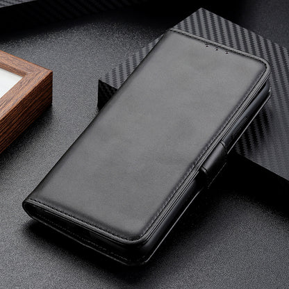 Sided Magnetic Clasp Design Drop-Proof Leather Case Wallet Stand Cover for Oppo A16/A16s/A54s