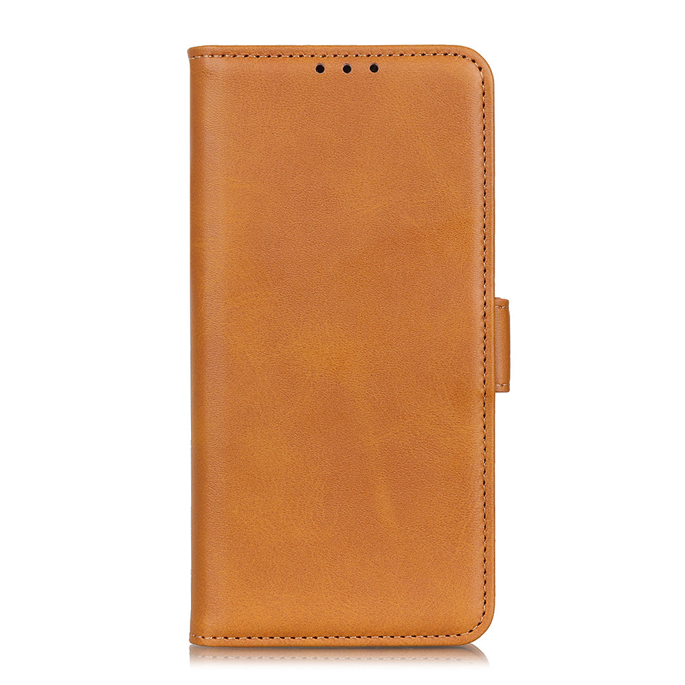 Sided Magnetic Clasp Design Drop-Proof Leather Case Wallet Stand Cover for Oppo A16/A16s/A54s