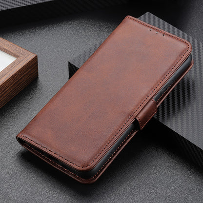 Sided Magnetic Clasp Design Drop-Proof Leather Case Wallet Stand Cover for Oppo A16/A16s/A54s