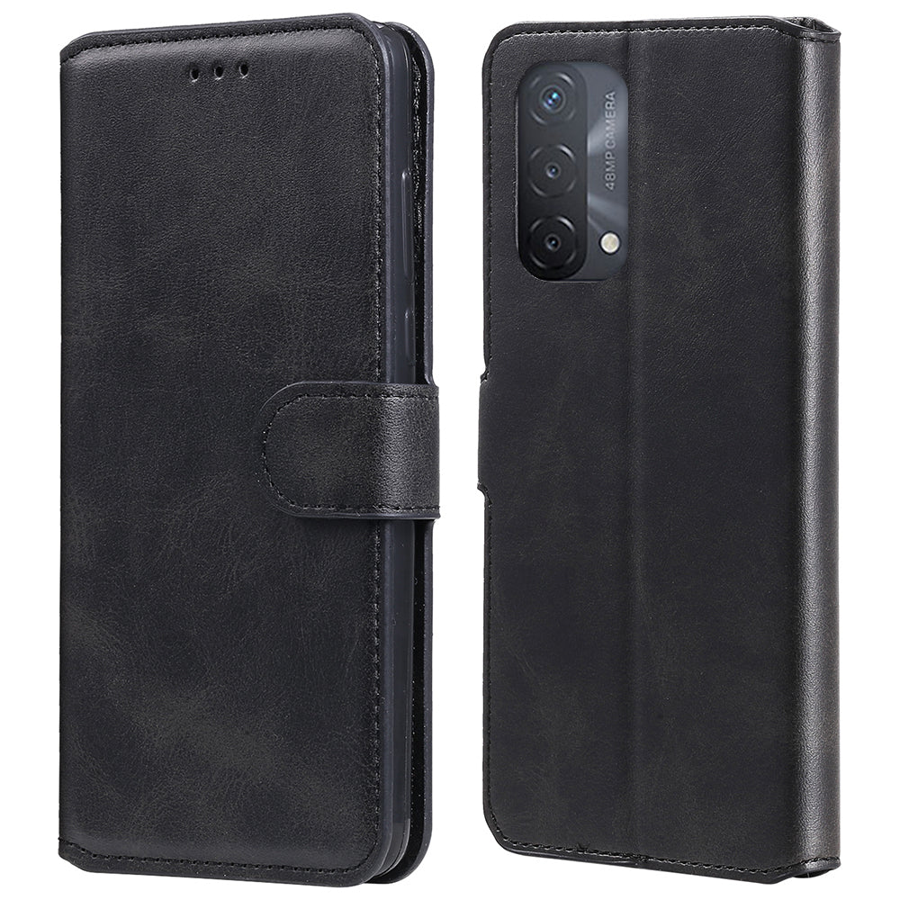 Fine Quality Wallet Stand Classic Style Flip Leather Phone Case for Oppo A93 5G/A74 5G/A54 5G