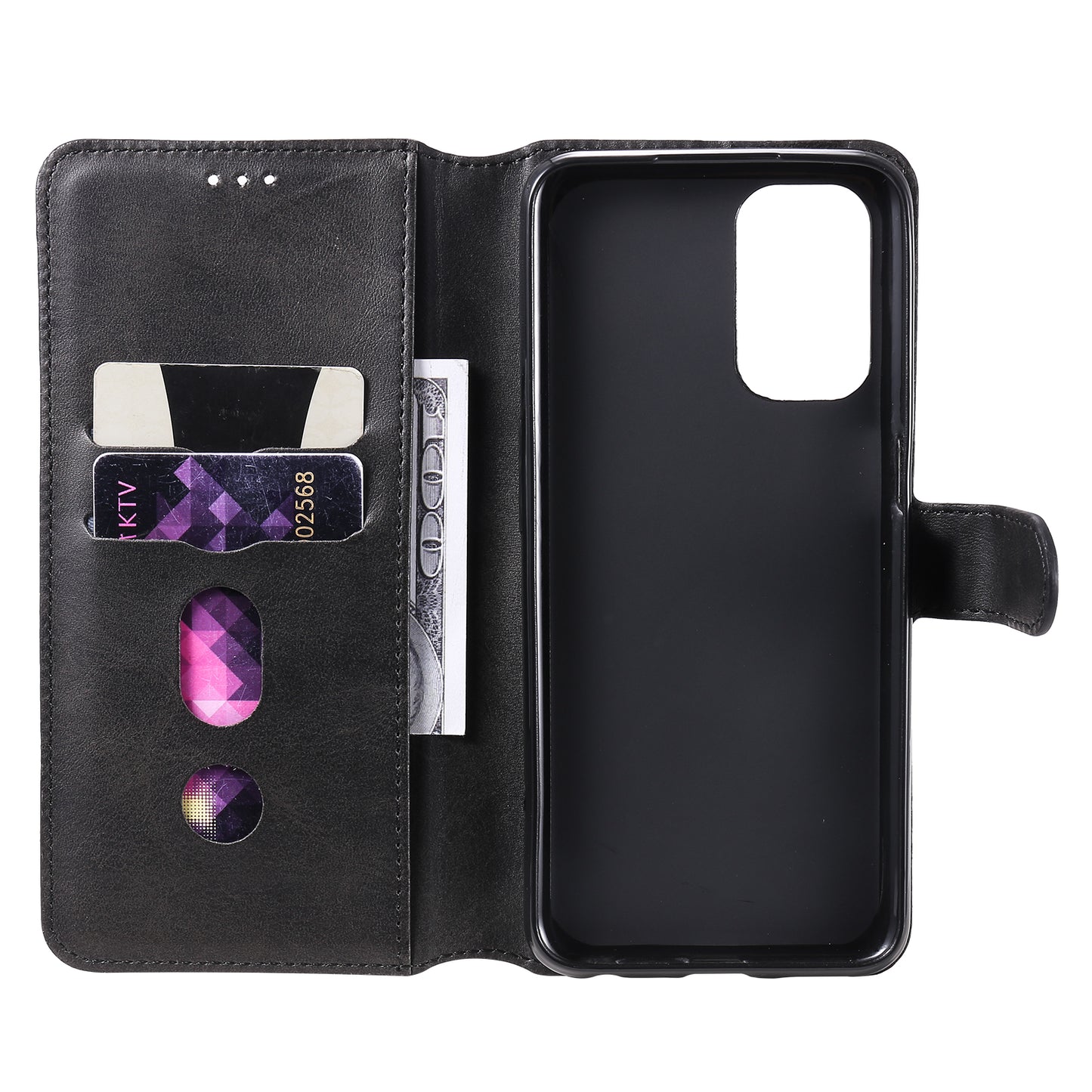 Fine Quality Wallet Stand Classic Style Flip Leather Phone Case for Oppo A93 5G/A74 5G/A54 5G