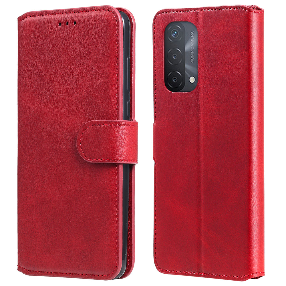 Fine Quality Wallet Stand Classic Style Flip Leather Phone Case for Oppo A93 5G/A74 5G/A54 5G