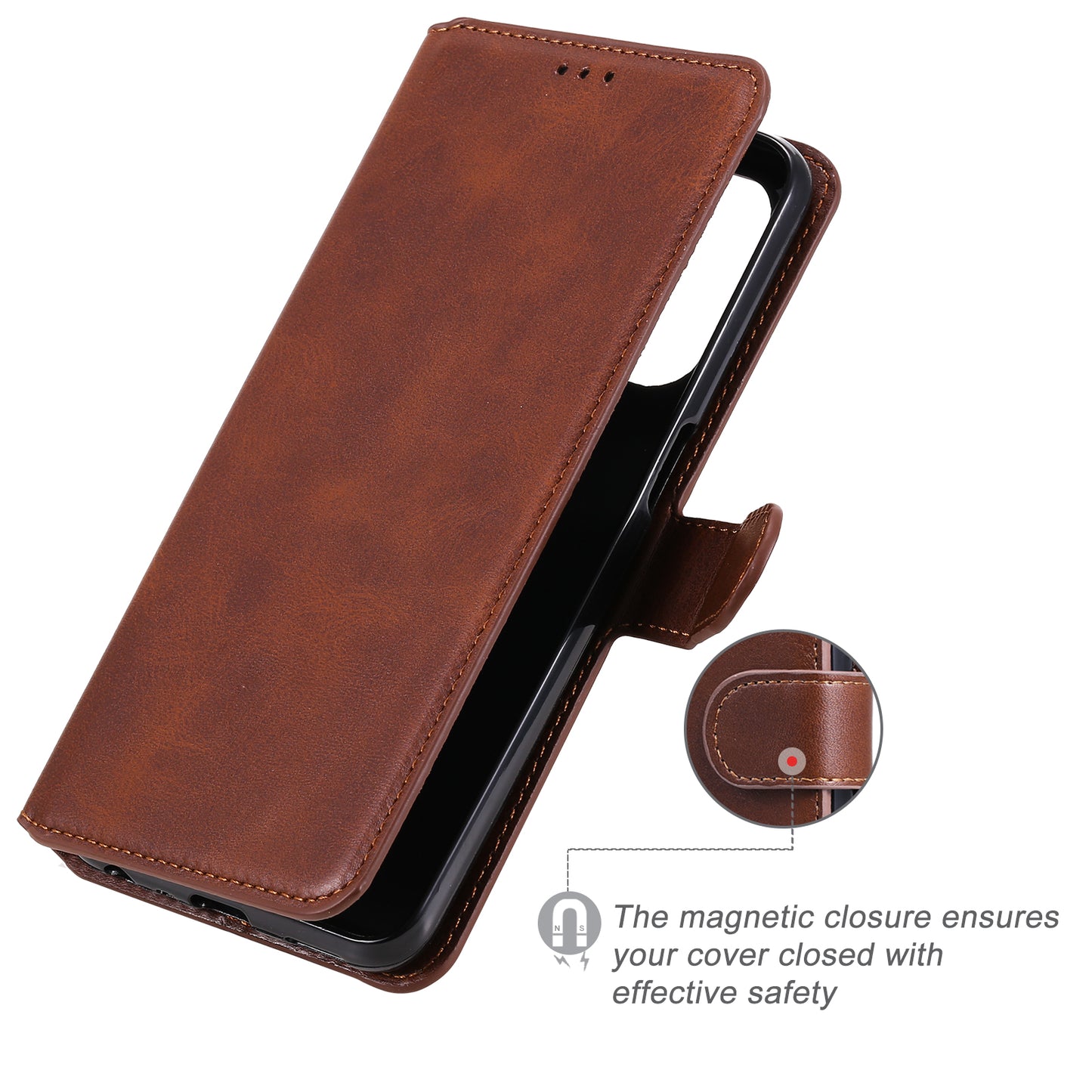 Fine Quality Wallet Stand Classic Style Flip Leather Phone Case for Oppo A93 5G/A74 5G/A54 5G