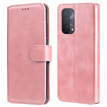 Fine Quality Wallet Stand Classic Style Flip Leather Phone Case for Oppo A93 5G/A74 5G/A54 5G