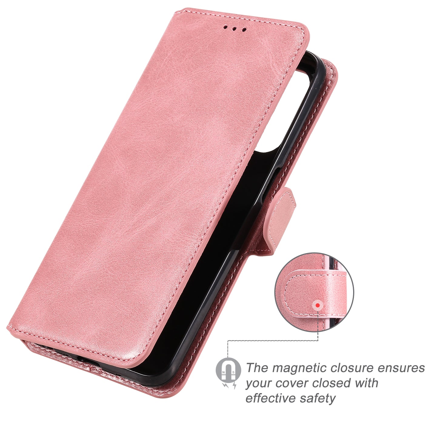 Fine Quality Wallet Stand Classic Style Flip Leather Phone Case for Oppo A93 5G/A74 5G/A54 5G