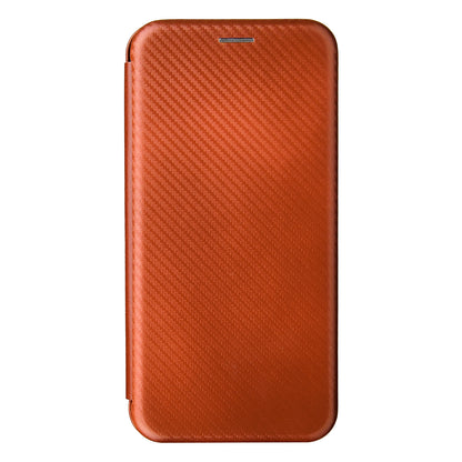 Magnetic Carbon Fiber Texture Design PU Leather Case with Card Slots and Ring Strap for Oppo A16/A16s/A54s