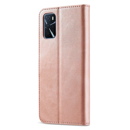 LC.IMEEKE Wallet Design Leather Phone Stand Case Protector for Oppo A16/A16s/A54s