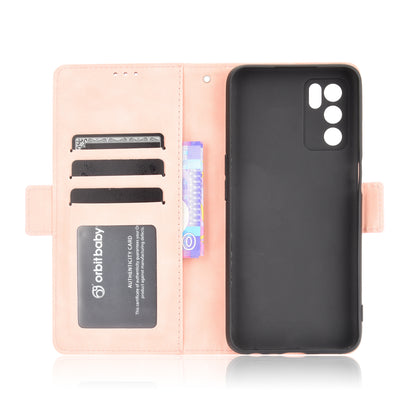 Wallet Design Phone Cover Stand Case with Multiple Card Slots for Oppo A16/A16s/A54s