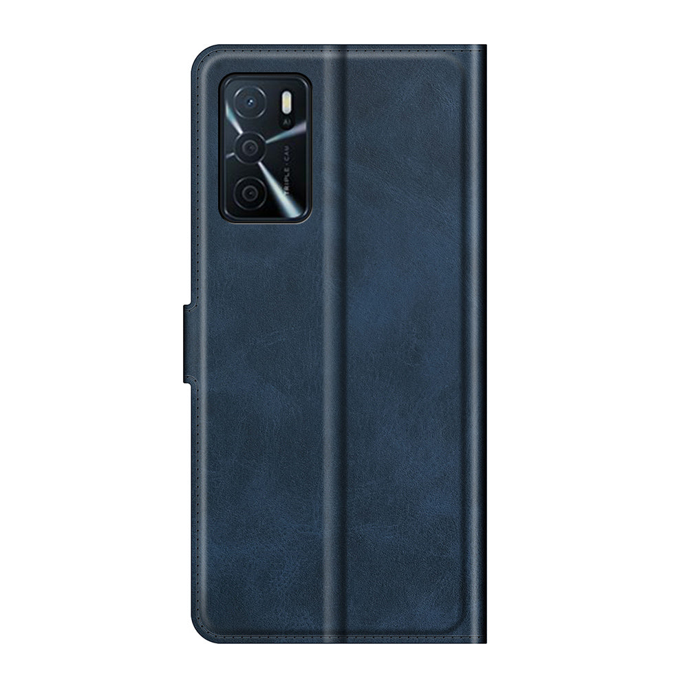 Shockproof Stand PU Leather Wallet Flip Protective Cover with Magnetic Closure for Oppo A16/A16s/A54s