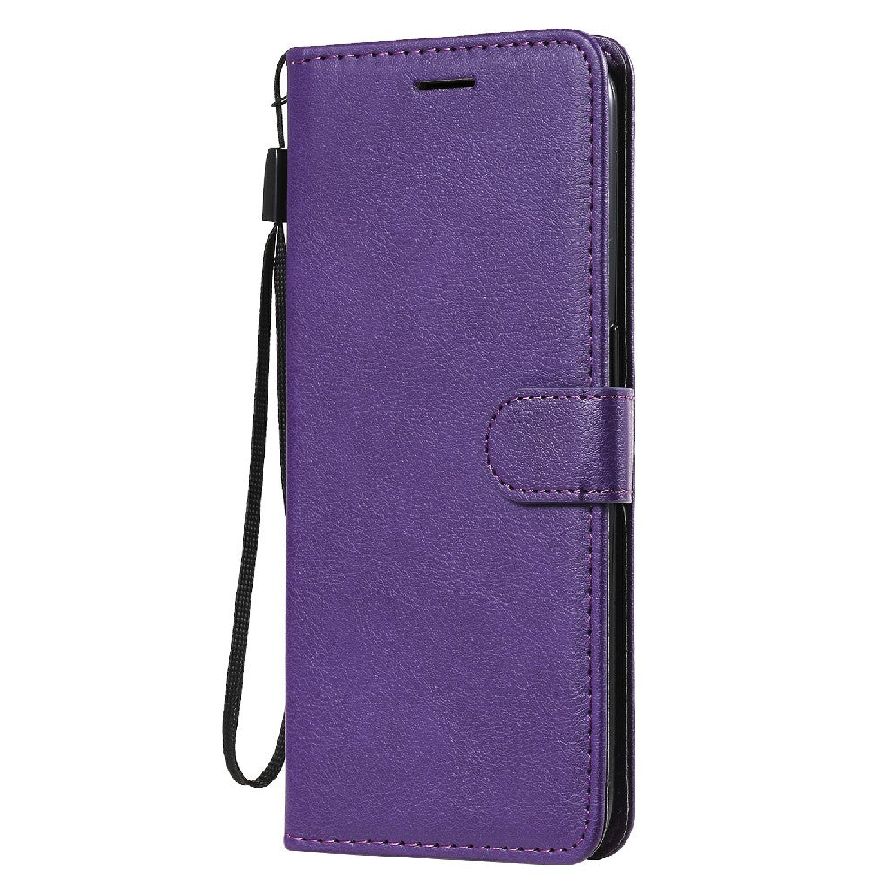 Shock-Absorbed KT Leather Series-2 Wallet Design Leather Stand Phone Casing with Handy Strap for Oppo Reno5 4G/Reno5 5G/Reno5 K/Find X3 Lite