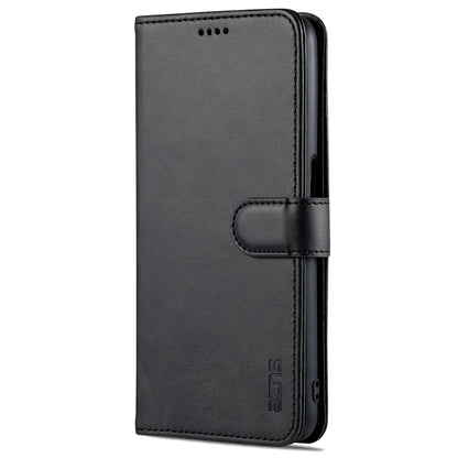 AZNS Wallet Stand Design PU Leather All-round Protection Phone Cover Case for Oppo A16/A16S/A54S