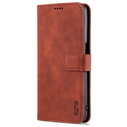 AZNS Wallet Stand Design PU Leather All-round Protection Phone Cover Case for Oppo A16/A16S/A54S