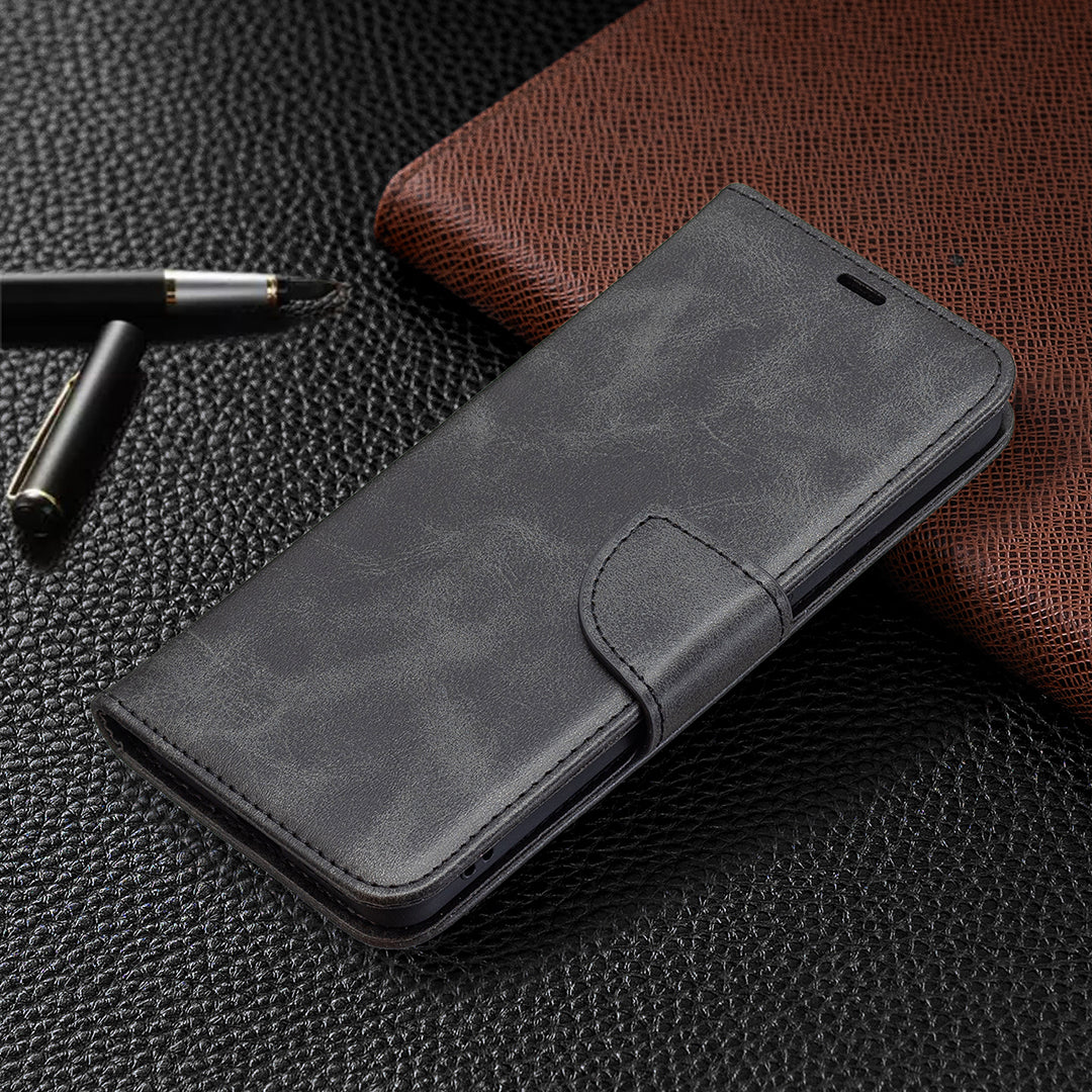 360Â° Full Coverage Anti-Scratch Stylish PU Leather Smartphone Wallet Stand Case for Oppo Reno6 5G