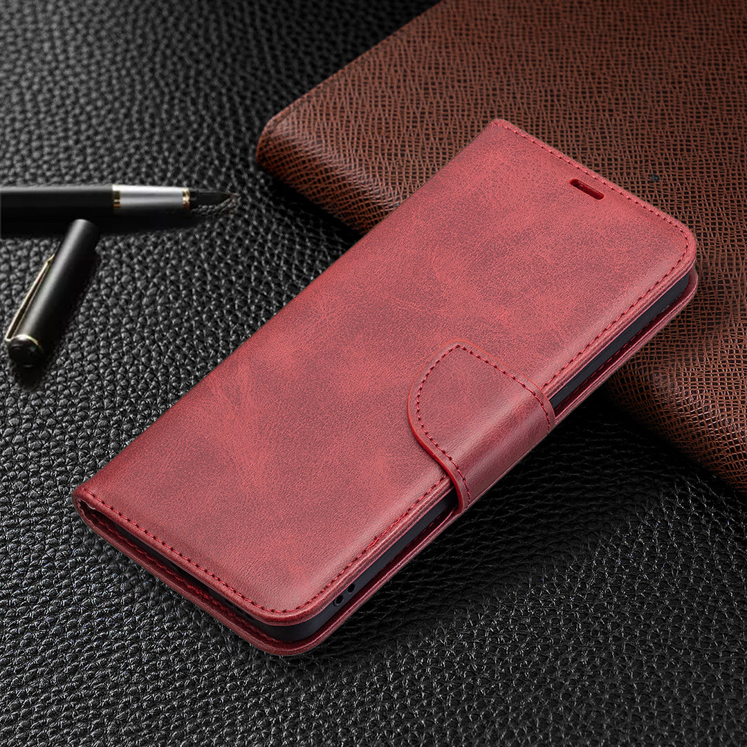 360Â° Full Coverage Anti-Scratch Stylish PU Leather Smartphone Wallet Stand Case for Oppo Reno6 5G