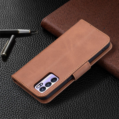 360Â° Full Coverage Anti-Scratch Stylish PU Leather Smartphone Wallet Stand Case for Oppo Reno6 5G