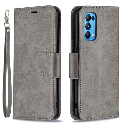 All-Inclusive Wear-Resistant PU Leather Smartphone Wallet Stand Case for Oppo Reno5 4G/Reno5 5G/Reno5 K/Find X3 Lite