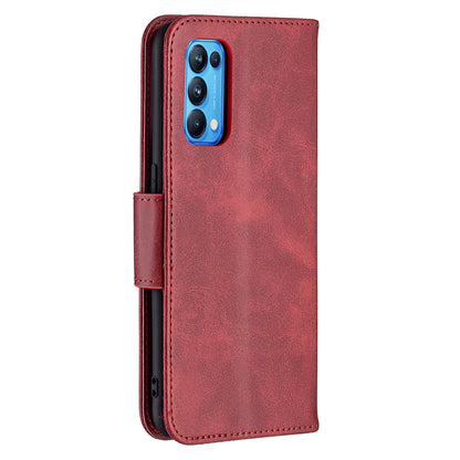 All-Inclusive Wear-Resistant PU Leather Smartphone Wallet Stand Case for Oppo Reno5 4G/Reno5 5G/Reno5 K/Find X3 Lite