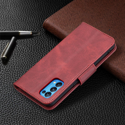 All-Inclusive Wear-Resistant PU Leather Smartphone Wallet Stand Case for Oppo Reno5 4G/Reno5 5G/Reno5 K/Find X3 Lite