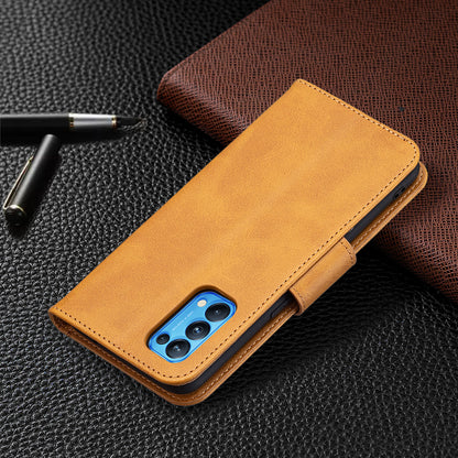 All-Inclusive Wear-Resistant PU Leather Smartphone Wallet Stand Case for Oppo Reno5 4G/Reno5 5G/Reno5 K/Find X3 Lite