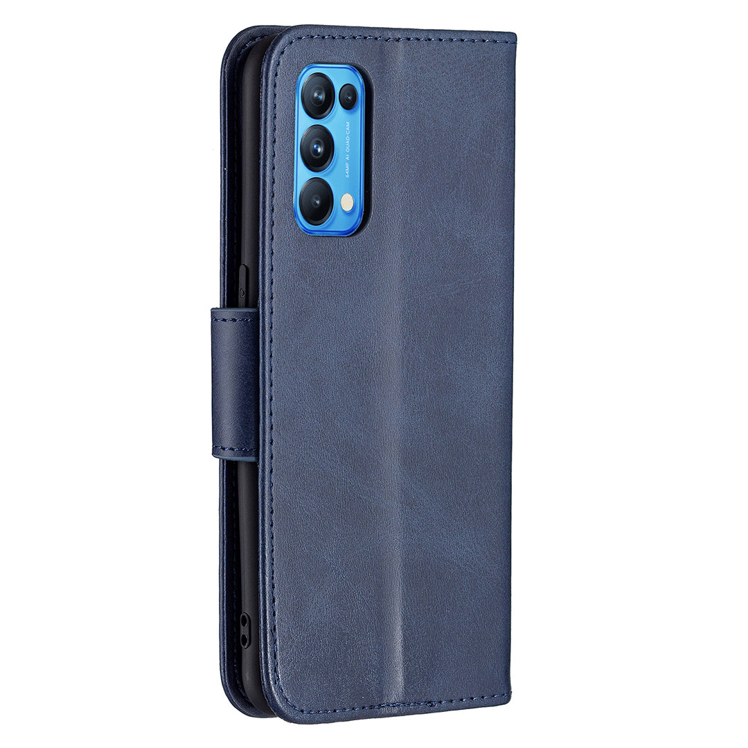 All-Inclusive Wear-Resistant PU Leather Smartphone Wallet Stand Case for Oppo Reno5 4G/Reno5 5G/Reno5 K/Find X3 Lite